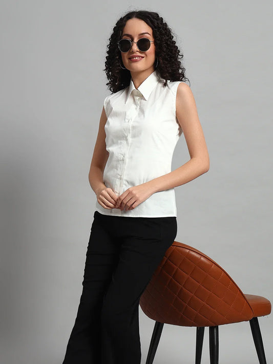 Slim-Fit Shirt, White