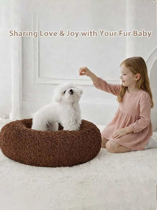 Zexsazone Pet Bed for Cats and Puppies Dogs S Pet Bed (Brown)
