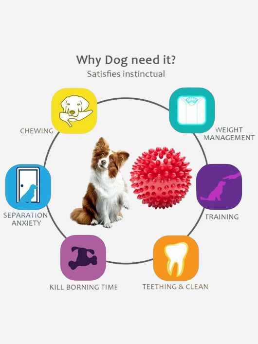 Dozy Spike Hard Ball , Chewable Polyresin Spiked ball for Dog & Pets Polyresin Ball For Dog & Cat