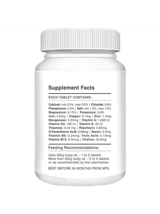 Drools Vitamin Tablet - 110 Pieces Pet Health Supplements (400 g)