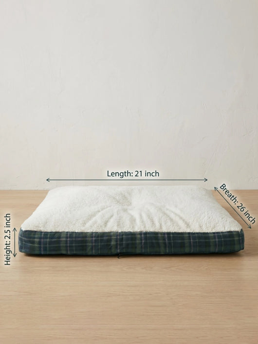 PAWPOURRI Dogs & Cats Premium Ultra Soft and Warm S Pet Bed (Green)