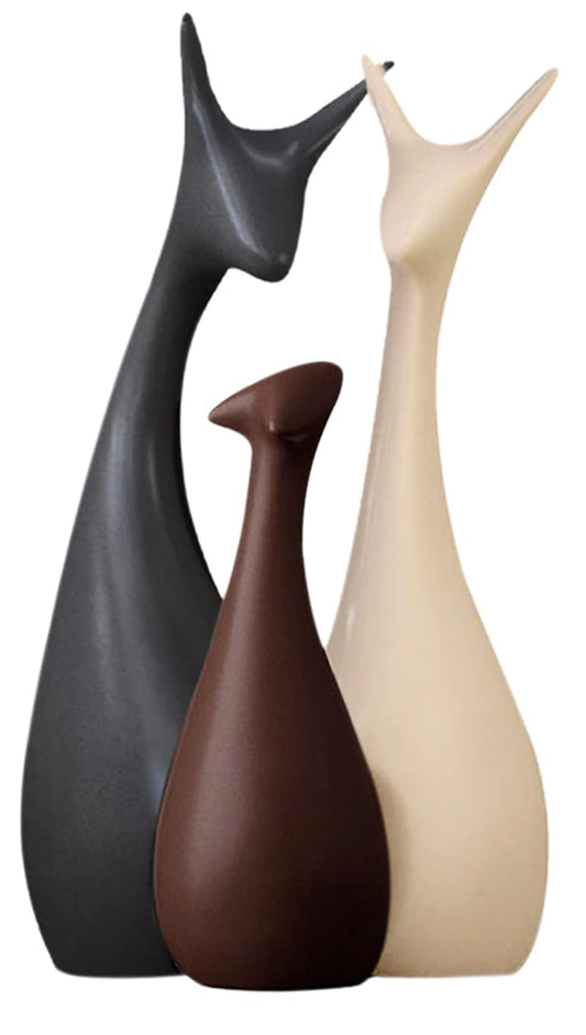 Matte Finish Ceramic Figures