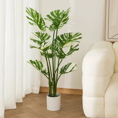 Garden Art Natural Looking Real Touch (120 CM/H) Artificial Plant without Pot for Indoor Home,Office,Patio, Living Room Decor