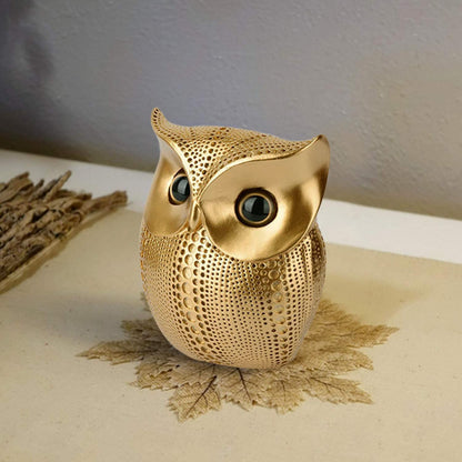 Xtore® Modern Classy Lucky Owl Resin Art