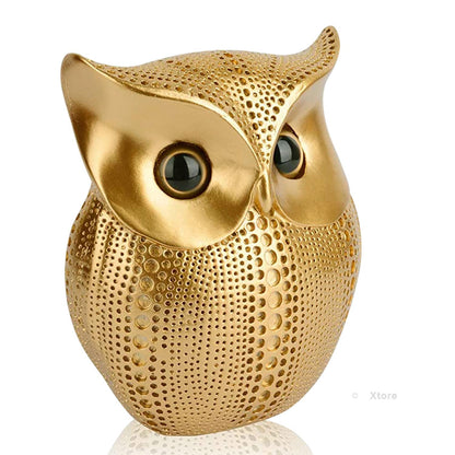 Xtore® Modern Classy Lucky Owl Resin Art