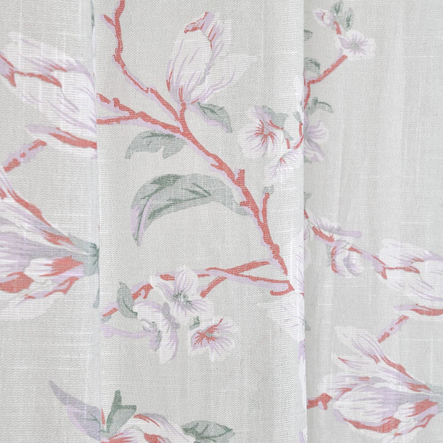 LINENWALAS Cotton Linen Sheer Curtain