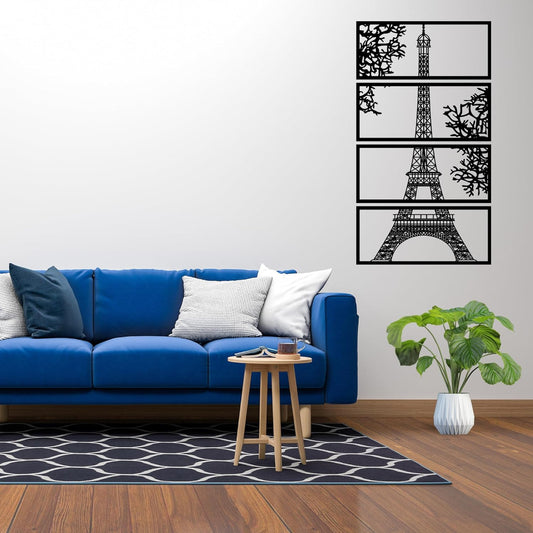 Daily Buyers Handcrafted EIFFEL TOWER Wall Art