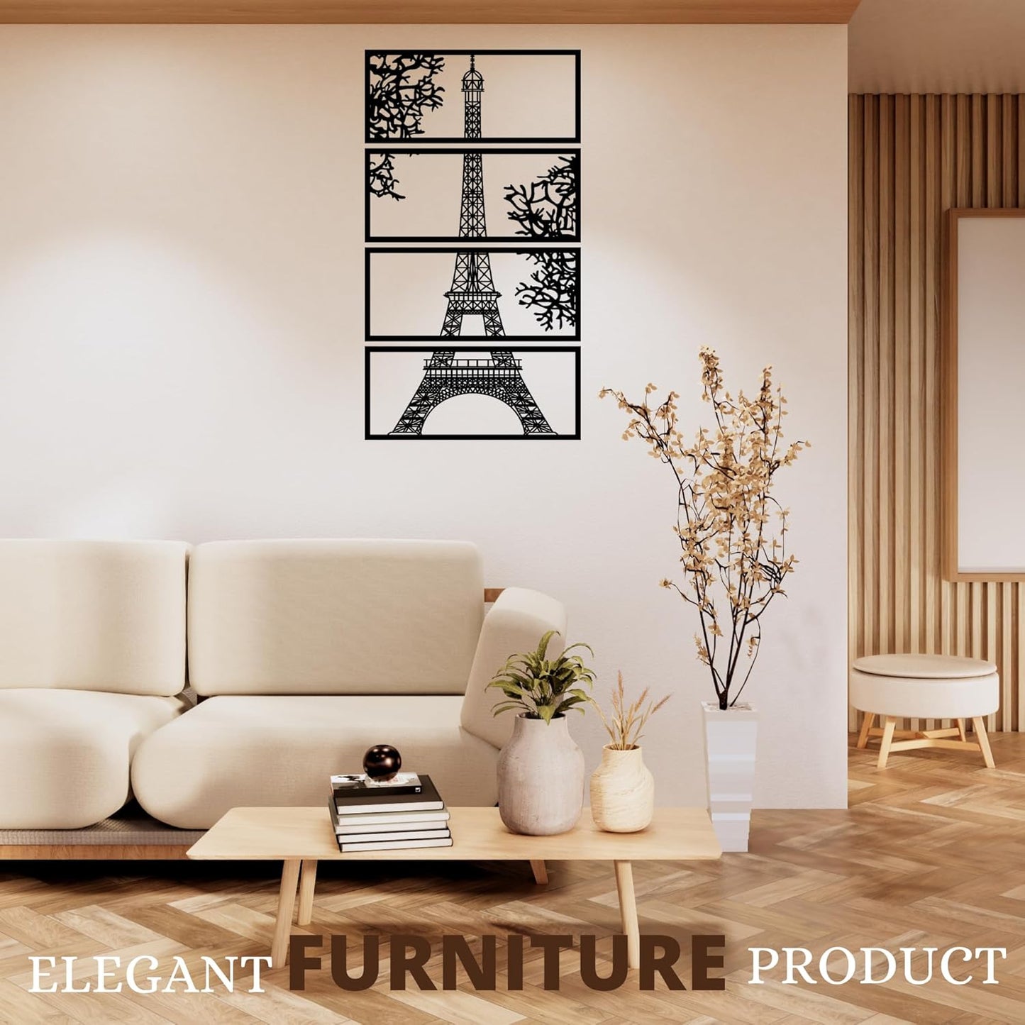 Daily Buyers Handcrafted EIFFEL TOWER Wall Art