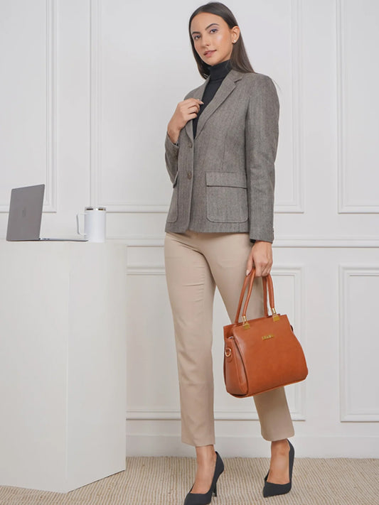 Beige Blaze Wool Blazer