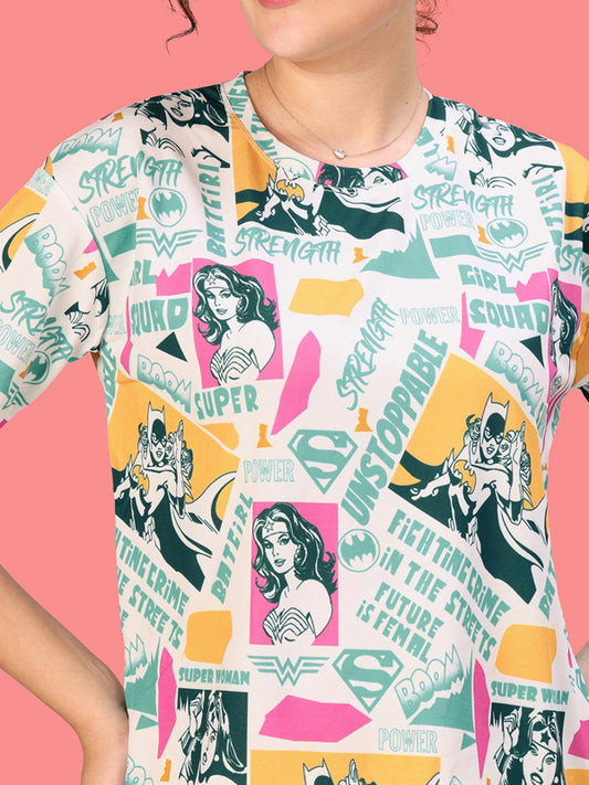 Women Graphic Print Night suit