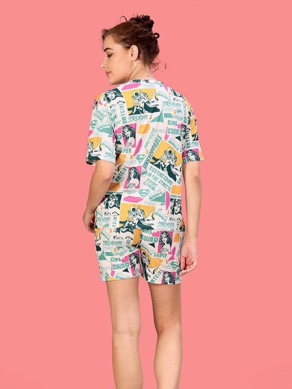 Women Graphic Print Night suit