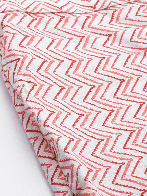 Women Pink Printed Night suit