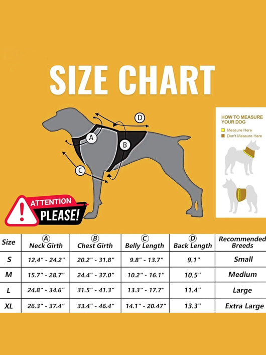 BlingPets Dog Buckle Harness (Extra Large, Black)