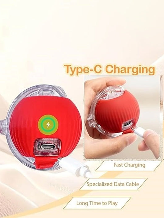 Senapati Automatic Moving Cat Balls for Bored Indoor Toys Silicone Ball Silicone Ball For Cat