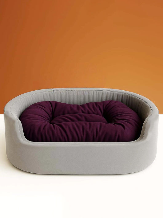 HAVEN STYLISH Luxury Simple Sofas , Beds For Dog And Cat S Pet Bed (Full Grey, Purple)