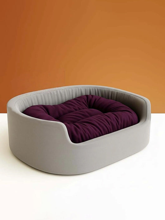 HAVEN STYLISH Luxury Simple Sofas , Beds For Dog And Cat S Pet Bed (Full Grey, Purple)