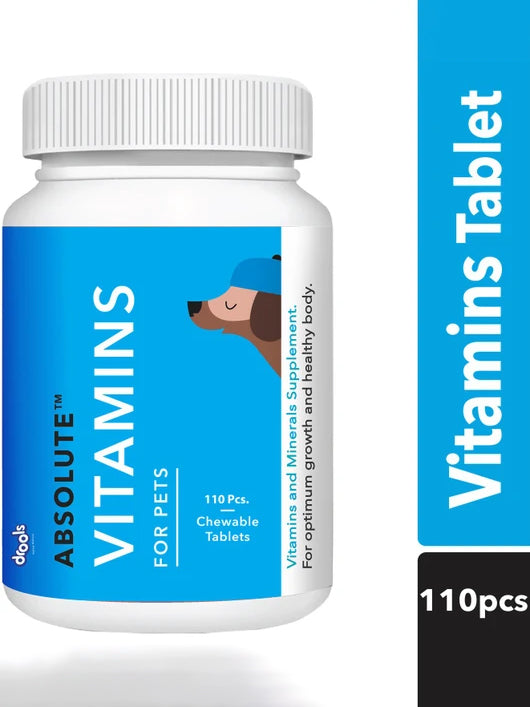 Drools Vitamin Tablet - 110 Pieces Pet Health Supplements (400 g)