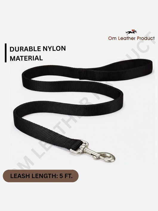 Om Leather Product 19mm Nylon Dog Collar