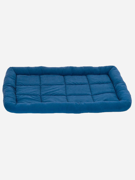 Guru HolloFiber Filled Export Quality Orthopedic Mattress Design Dog Bed Cat Bed S Pet Bed (BLUE)