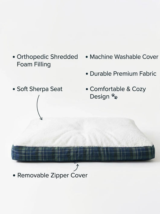 PAWPOURRI Dogs & Cats Premium Ultra Soft and Warm S Pet Bed (Green)